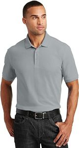 Polo liso de manga corta con logotipo de tela de diseño personalizado al por mayor, Polo informal liso de manga corta para hombre - Product Image 5