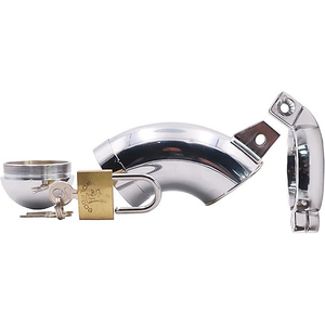 Dispositifs de chasteté masculins en acier, verrous de chasteté BDSM, anneaux de chasteté pour transgenres, verrous de pénis en métal - Product Image 3