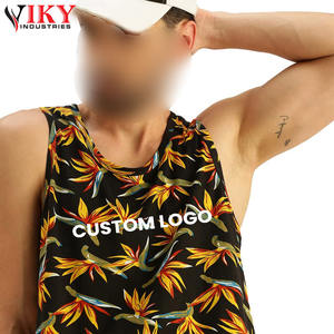 Gym Wear Tank Top Custom logo Sublimation Best Supplier Fitness Wear Good Selling Bodybuilding Gym Workout Wear Tank Top for Men - Product Image 6