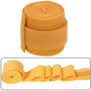 Envolturas de mano elásticas de alta calidad, envolturas de muñeca OEM, vendaje personalizado, mano de boxeo, protección de muñeca, boxeo, MMA, envolturas de mano de algodón - Product Image 4