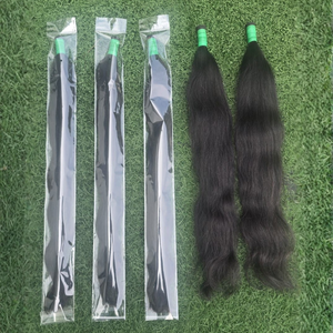 Extensiones de Cabello Humano Virgen Remy de Indonesia, Super Double Drawn, Liso, Color Natural, Venta al Por Mayor, Listo para Permanente, con Logotipo Personalizado - Product Image 6