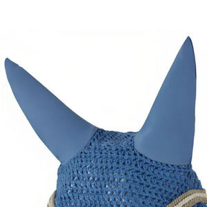 Prix de gros Fournisseur équestre Voile de mouche d'oreille de cheval fait à la main Bonnet Voiles de mouche d'équitation légers de haute qualité - Product Image 2