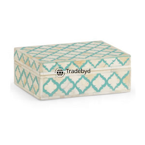 Caja de recuerdo con Incrustaciones de nácar Premium, elegante organizador de joyas para decoración del hogar y regalos Tradebyd - Product Image 6