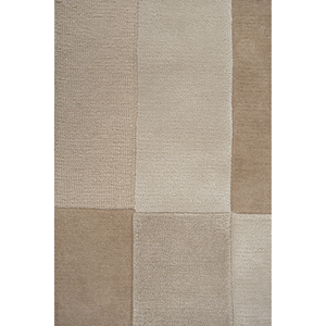 Tapis en laine et viscose tufté à la main Cera Ivory, motif géométrique Top-21219 pour usage domestique - Product Image 3