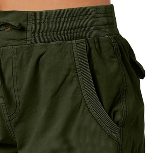 Custom Breathable Button Closure Sports Beach <b>Short</b> Summer Elastic Patchwork Soft Plus Size <b>Women's</b> <b>Cargo</b> <b>Shorts</b> Gym Biker - Product Image 3