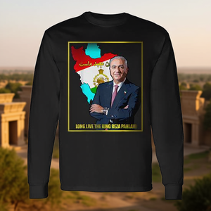 T-shirt promozionale a maniche lunghe del Re Reza Pahlavi - Product Image 3
