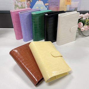 A5 A6 A7 chất kết dính ví tiền phong bì PU da ngân sách chất kết dính cá sấu mô hình máy tính xách tay bìa - Product Image 3