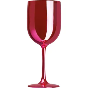 Verres à vin en plastique personnalisés DOROTA, style gobelet - Product Image 3