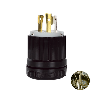Producto de alta eficiencia NEMA 125 30A V Tapón de bloqueo con enfoque de seguridad perfecto para maquinaria de construcción - Product Image 1