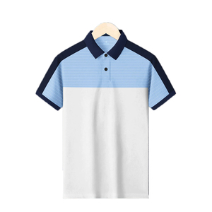 Polo con logotipo personalizado al por mayor para hombre, servicio OEM, ropa informal y profesional transpirable antiarrugas de manga corta de algodón 100% - Product Image 1
