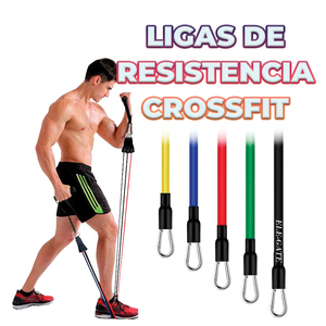 Set di Fasce di Resistenza per Fitness di Alta Qualità, Livello Avanzato, in TPE e Lattice, Confezionate in Sacchetti - Product Image 1