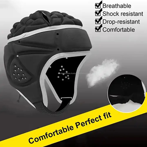 First Fitness, superventas, casco protector de cabeza de Rugby suave para adultos con gorra para la cabeza para uso en fútbol y Scrum - Product Image 6