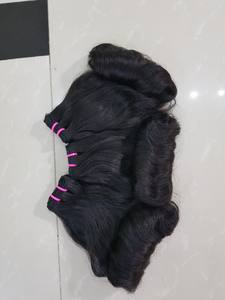 Wholesale <b>2023</b> Bouncy Curly Vietnamese Virgin Remy Hair Machine Double Weft Wavy Style Human Hair Extensions All Colors Suitable - Product Image 4