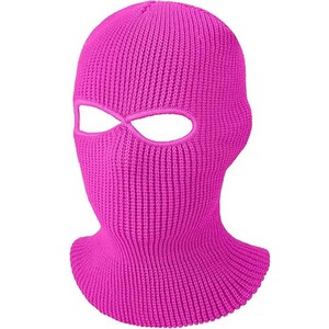 หน้ากากไหมพรม2รูสำหรับผู้ชายหน้ากากสกีใส่สบายและอบอุ่นแบบถักหน้ากากระบายอากาศได้ดีใช้ได้ทั้งชายและหญิงปรับแต่งโลโก้ได้ตามต้องการ - Product Image 5