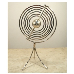 Black Painted Metal Wire World Globe with Base For Home Office <b>Table</b> <b>Top</b> <b>Decorative</b> - Product Image 2