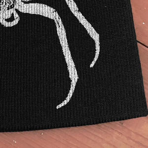 Gorro de punto Jacquard de marca personalizada OEM, gorro de invierno con lazos de puntos, camuflaje para actividades al aire libre a la moda, equipos de uso en la playa - Product Image 5