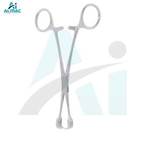 Juego de Instrumentos de Tenáculos Manuales Pratt de Acero de Grado Médico ALMAC para un Agarre Cervical Preciso en Procedimientos de Obstetricia y Ginecología - Product Image 4