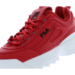 Fila disruptor II รองเท้าเด็กชายระดับพรีเมี่ยมสี: สีแดง100% ของแท้ - Product Image 3
