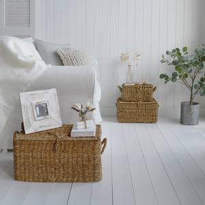 กล่องเก็บของจากก้านหญ้าทะเลคุณภาพสูง ราคาขายส่ง กล่องเก็บของสานจากก้านหญ้าทะเลธรรมชาติ - Product Image 4