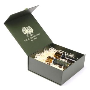 Embalaje de regalo plegable de lujo Cajas de cosméticos Laminación brillante Barnizado Papel recubierto para exhibición de perfume con lámina en relieve - Product Image 3