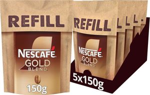 เนสกาแฟ โกลด์ เบลนด์ รีฟิล 150 กรัม (แพ็ค 5 ซอง) — กาแฟสำเร็จรูปพรีเมียม (ประมาณ 416 แก้ว) - Product Image 4