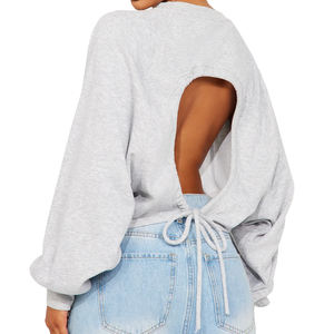 เสื้อกันหนาวผ้าฝ้ายมีฮู้ดสำหรับผู้หญิงเสื้อสเวตเชิ้ตมีฮู้ดระบายอากาศได้ดีเสื้อสเวตเชิ้ตผ้าฟลีซโอเวอร์ไซส์ดีไซน์ล่าสุด2025 - Product Image 2