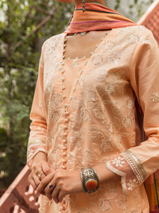 Traje Salwar-Kameez con Estampado Digital, Dupatta de Chifón, Bordado, Corte Ajustado, Ropa de Fiesta, Vestido Casual para Mujer, Seda Georgette - Product Image 5