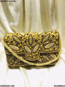 Bolso de noche de diseñador étnico hecho a mano para mujer - Product Image 6