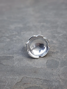 Venta caliente Anillo con forma de cuenco natural Anillo hecho a mano de plata esterlina 925 para mujeres Fabricación de fábrica de diseño único - Product Image 2