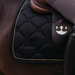 Alfombrilla de sillín acolchada elegante para caballos Forro suave de algodón transpirable Diseño duradero para SILLÍN de montar inglés Almohadillas OEM - Product Image 6