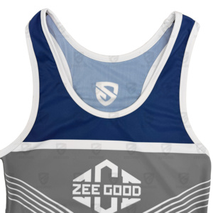 New Arrival Custom Printed and Embroidery Logo Stretch Quick Dry Breathable Wrestling <b>Singlets</b> for <b>Women</b> / New Style Sports Wear - Product Image 4