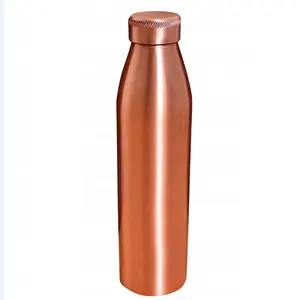 Top Quality Ayurveda Health Benefit Pure Copper Seamless Water Bottle At wholesale Discounted Price