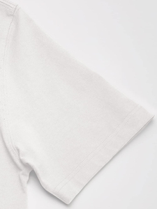2024 dernier T-Shirt en coton surdimensionné imprimé Logo personnalisé pour hommes motif solide tricoté tenue décontracté avec impression à faible quantité minimale de commande - Product Image 4