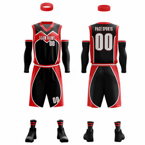 Camisetas de baloncesto personalizadas para hombres y jóvenes 2025, logotipo completamente sublimado, ropa deportiva transpirable, uniformes, conjuntos de estilo de equipo - Product Image 1