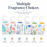 Sachets parfumés personnalisés en papier pour voiture, placard, armoire, tiroir, parfum naturel longue durée, aromathérapie