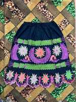Últimas faldas bordadas polinesias de diseño Hawaiano personalizadas de alta calidad para mujer ropa de la isla del Pacífico falda Micronesia