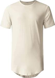 Big and Tall <b>Men's</b> <b>T</b>-<b>Shirts</b> <b>Extra</b> <b>Long</b> Tees Tops Longline <b>Shirt</b> Design - Product Image 2