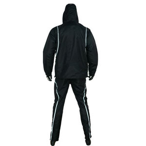 Vente en gros d'entraînement et de jogging veste vintage personnalisée unie ensembles de sweats à capuche et de jogging vêtements techniques en nylon réfléchissant survêtement coupe-vent - Product Image 4