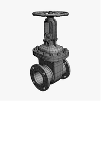 Válvula de Compuerta Manual de Alta Durabilidad y Confiabilidad, Material Acero al Carbono, Tamaño 1\", Clase 150 #   Extremo con Brida OEM Agua Calidad Premium - Product Image 2