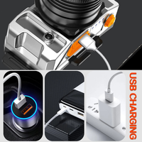 Puissant USB Zoom Phare Capteur De Mouvement Led Rechargeable Camping Étanche T6 Induction LED Phare