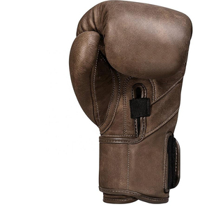 Guantes de boxeo profesionales Cuero de vaca Diseño personalizado y logotipo Guantes de boxeo de lujo hechos a mano Ajuste perfecto con servicio OEM - Product Image 6