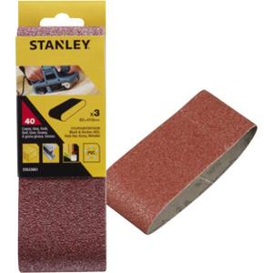 Paquete Múltiple de Bandas de Lijado Stanley de 65x410 mm para Uso con Lijadora de Banda - Product Image 1