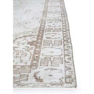 พรมขนสัตว์ถักมือสีน้ำตาลเบจวินเทจ รุ่น Pae-1267 ลายเหรียญรูปสี่เหลี่ยมผืนผ้า สำหรับตกแต่งบ้าน ห้องนั่งเล่น ห้องโถง ห้องวัยรุ่น - Product Image 4