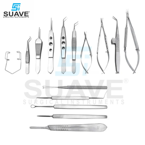 Kit de pinces d'ophtalmologie chirurgicale pour micro-chirurgie oculaire Ensemble de micro-chirurgie d'ophtalmologie oculaire par SUAVE INSTRUMENTS SURGICAUX - Product Image 6
