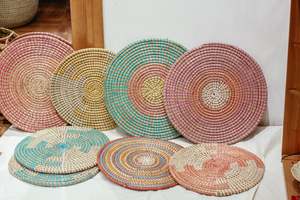 Best Selling Bamboo Rattan Seagrass Straw <b>Decorative</b> <b>Plates</b> Handicraft for Home Decoration Made in Vietnam - Product Image 5