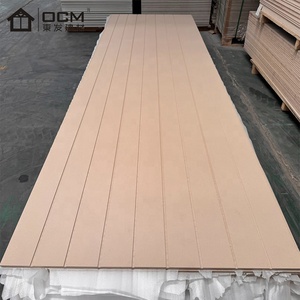 Tablero de Fibrocemento Ranurado Vertical de 133 mm, 2440/3000/3600x600x15 mm, Revestimiento de Paredes Exteriores, Revestimiento Interior, Decoración para Viviendas - Product Image 4