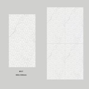 กระเบื้องปูพื้นเซรามิกมันเงาสูงขนาด600x1200มม. แบบทันสมัยเนื้อแข็งป้องกันคราบสกปรกทนทานสำหรับใช้ในครัวเรือนเชิงพาณิชย์สำหรับห้องนั่งเล่น - Product Image 3