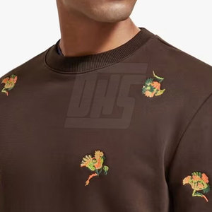 Nuevo diseño bordado sudaderas ropa informal bordado sudaderas algodón mezclado Otoño Invierno desgaste bordado sudaderas - Product Image 5