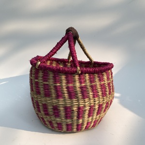 Cesta de almacenamiento con borde rojo para ropa sucia y artículos para el hogar, el mejor precio de Vietnam - Product Image 2