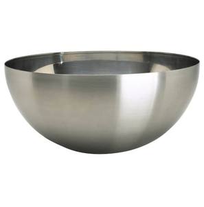 ชามอลูมิเนียมทรงกลมสำหรับตกแต่งโต๊ะ,ชามโลหะสำหรับใส่สลัดผลไม้ขนาดใหญ่สีเงินหรูหราสไตล์นอร์ดิก - Product Image 4